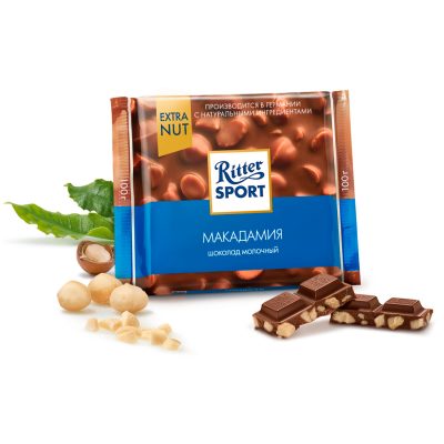 Шоколадка "Ritter SPORT Макадамия"